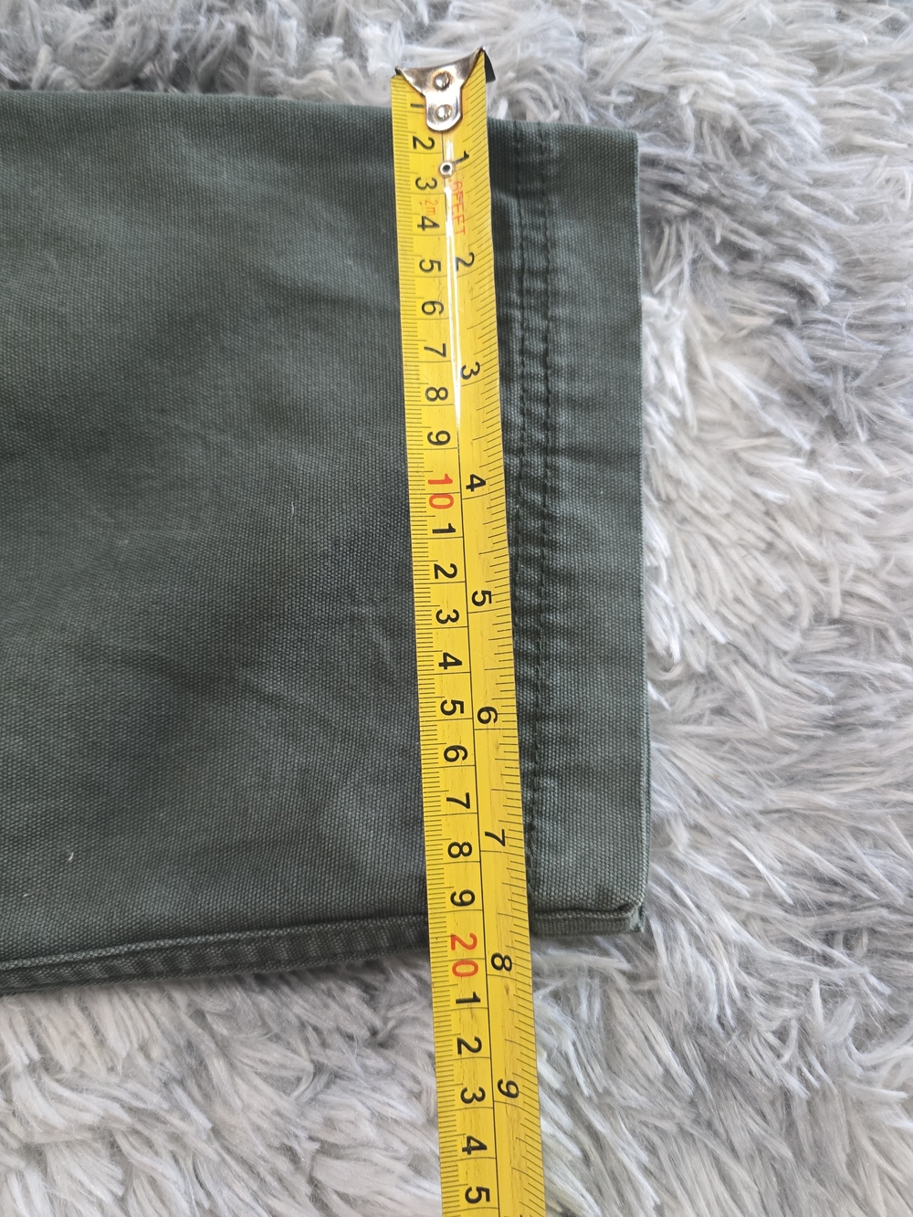 Vans Women's Cargo Pants in Dark Olive Green, Size 26 - Picture 8 of 9